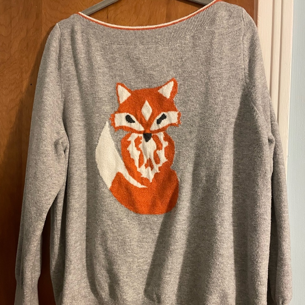 LOFT Fox Sweater